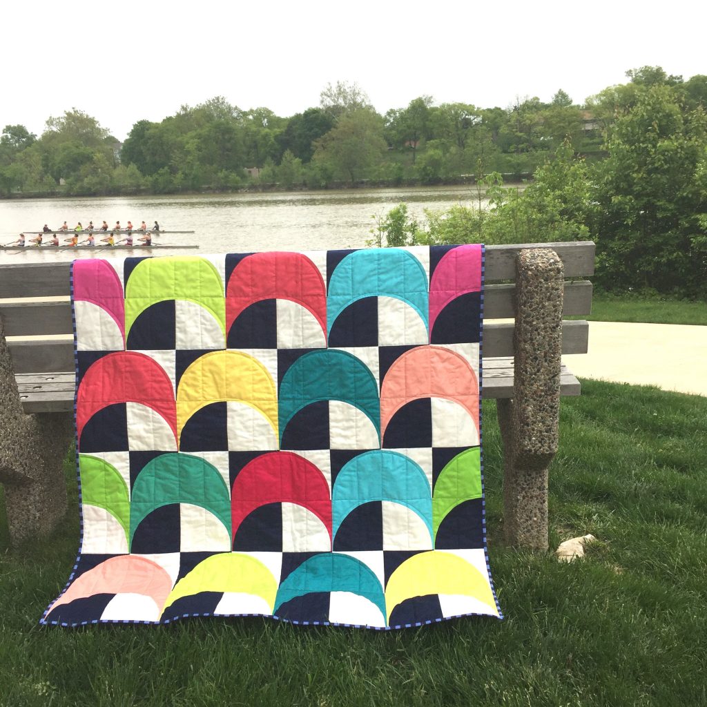 what shade are you quilt with RJR cotton supreme solids fabrics by Sharon McConnell