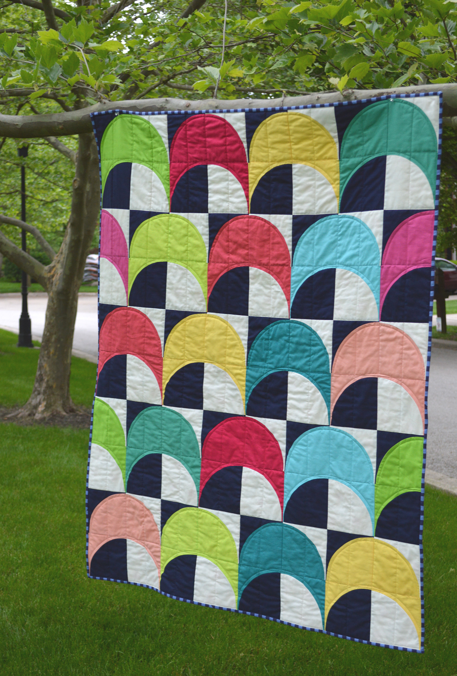 what shade are you quilt with RJR cotton supreme solids fabrics by Sharon McConnell
