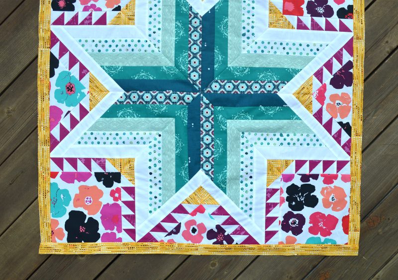 Pixie Medallion quilt pattern by Color Girl Quilts, with Art Gallery Fabrics, Quilt along