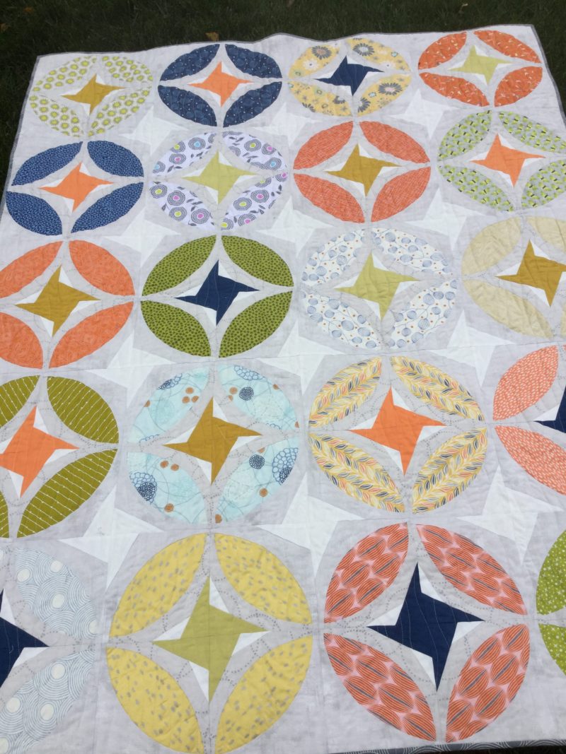 Renee's Eclipse quilt, pattern by Color Girl quilts