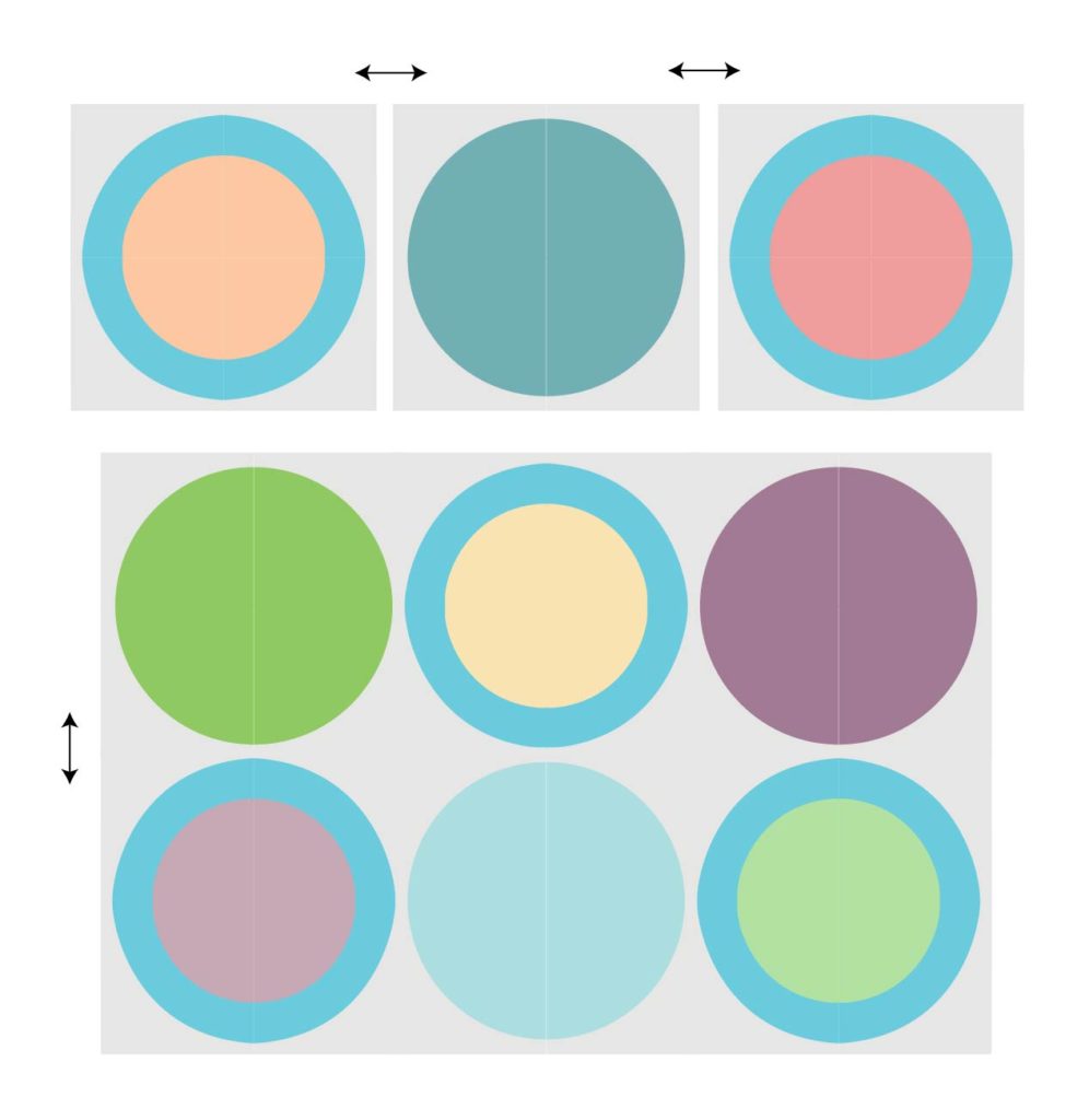 Dollhouse quilt tutorial, free pattern with curved piecing by Color Girl Quilts