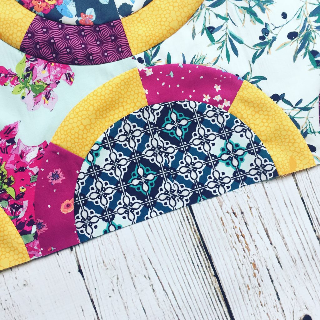 Black Jack quilt pattern made with Mediterreneo fabrics by AGF, pattern by Color Girl Quilts