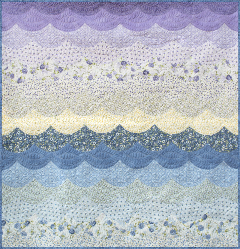 petticoat quilt by Briar Hill designs using the Classic curves ruler