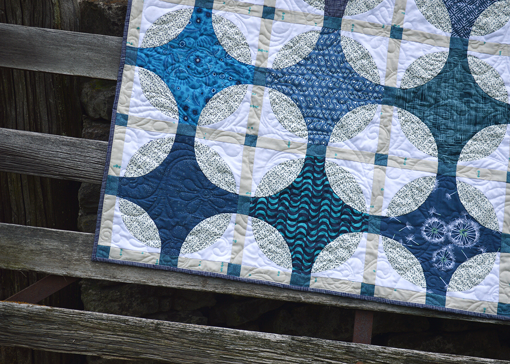 Indigo quilt pattern and kit by Color Girl quilts
