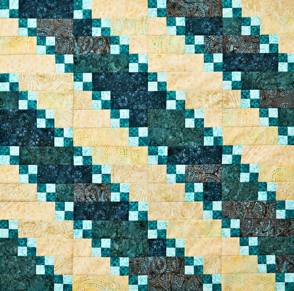 Shore Thing, free quilt pattern from All People Quilt, sewn by Color Girl Quilts