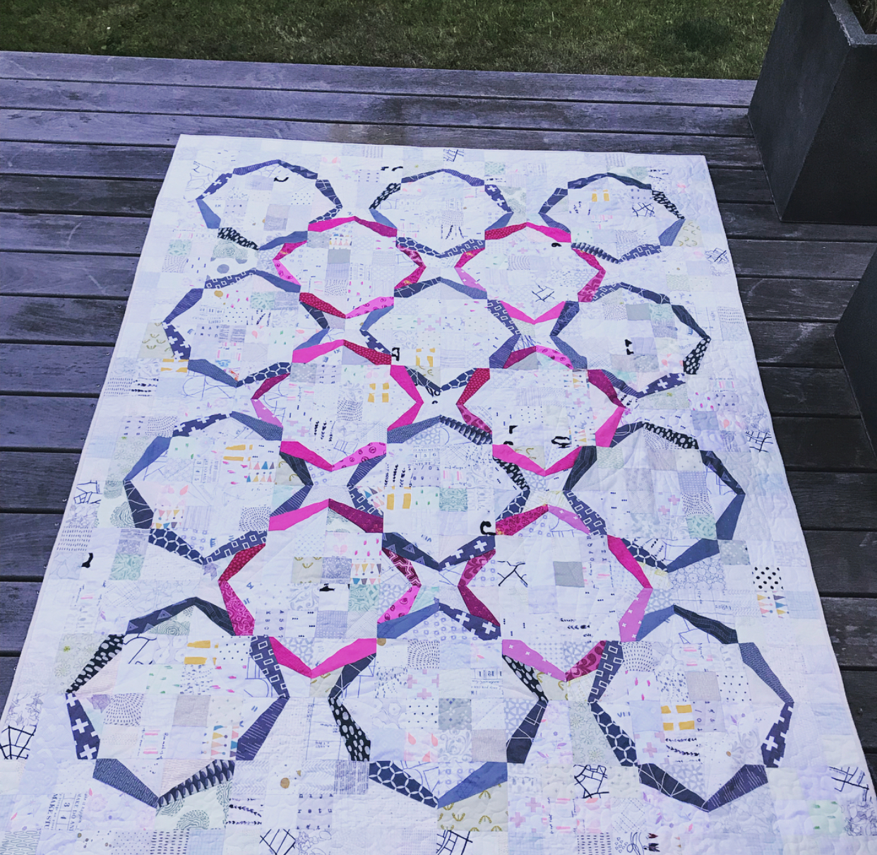 hula girl quilt pattern. Sold by Color Girl Quilts