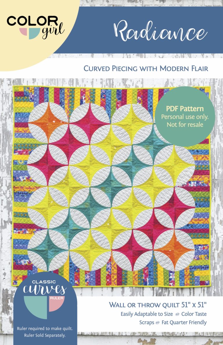 Radiance Quilt Pattern has Landed! – Color Girl Quilts by Sharon McConnell
