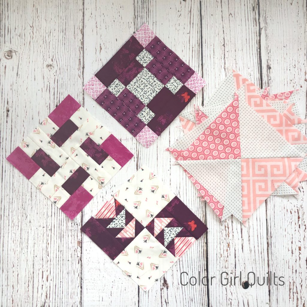 Color Girl Quilts on Youtube: how to tutorial on sewing hourglass blocks