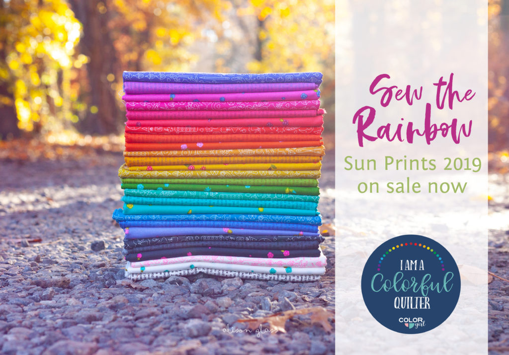 Alison Glass sun print fabric 2019 sold by Color Girl Quilts