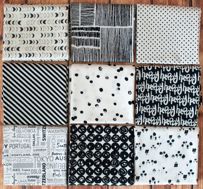black and white fabric sold by Color Girl Quilts
