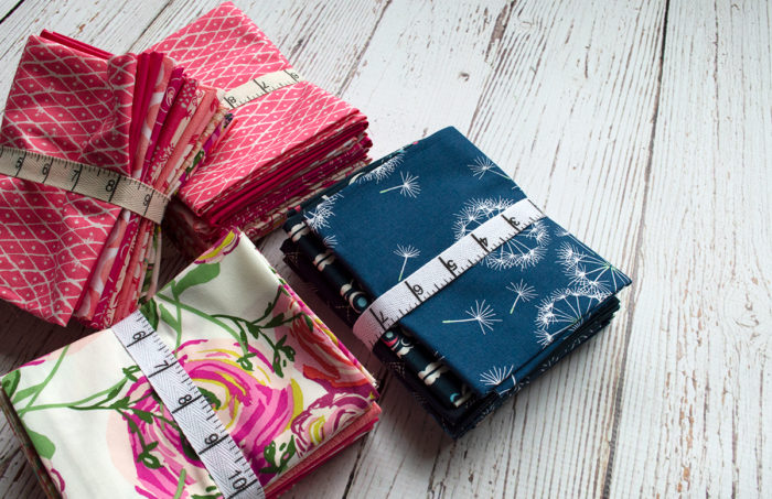 pink and blue fabric sold by Color Girl Quilts