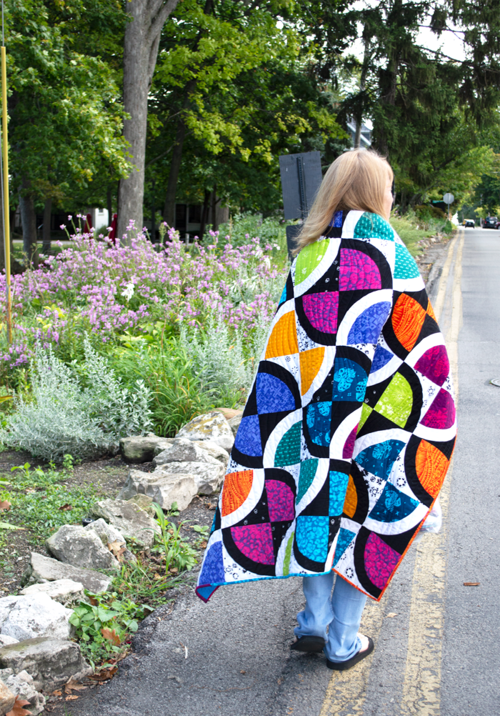 Untamed quilt by Sharon McConnell color girl quilts