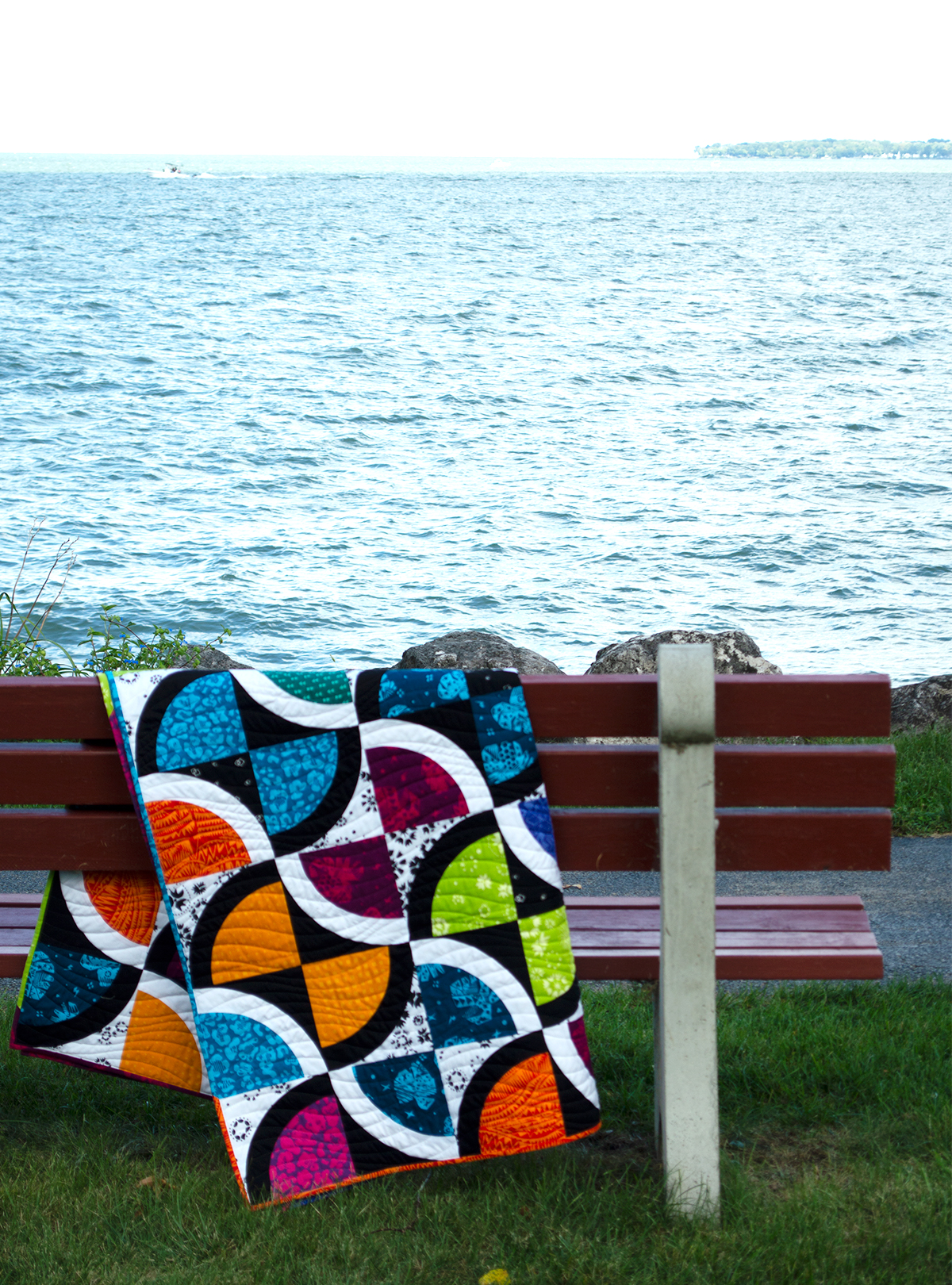 Untamed quilt by Sharon McConnell color girl quilts