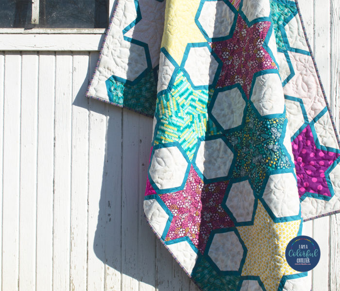 Magic star quilt pattern by Color Girl Quilts