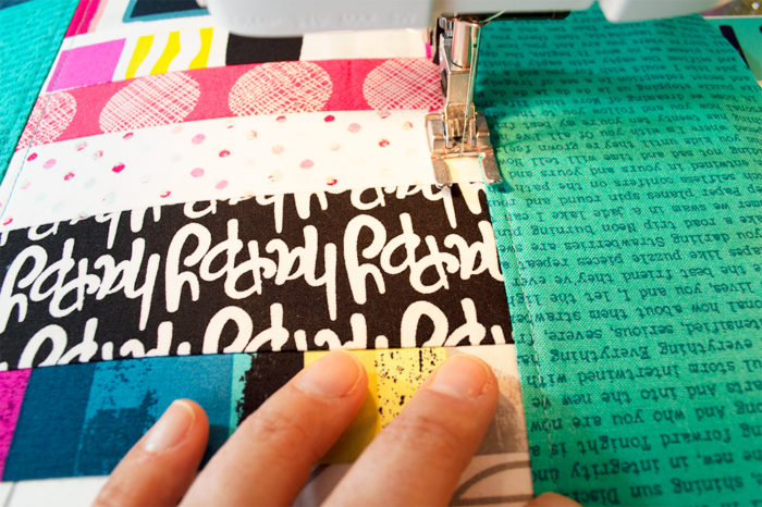 how to sew a zipper pouch by Color Girl Quilts