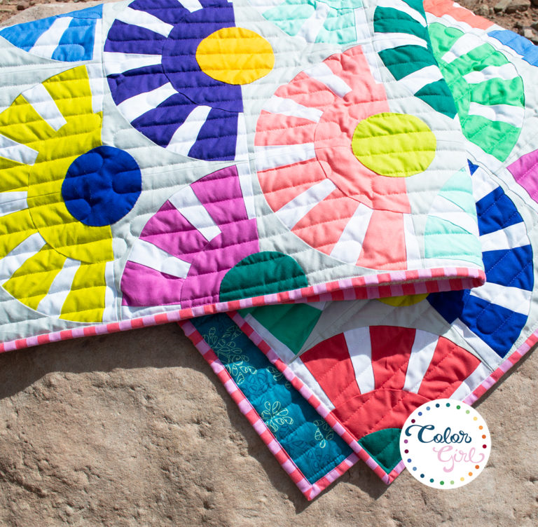 Sew a Little Sunbeam! New Pattern – Color Girl Quilts by Sharon McConnell