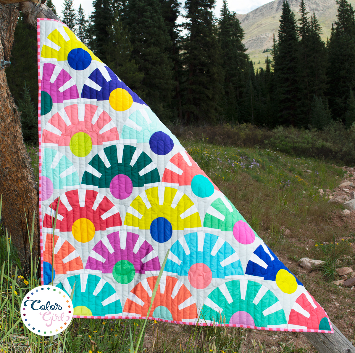 Sew a Little Sunbeam! New Pattern – Color Girl Quilts by Sharon McConnell