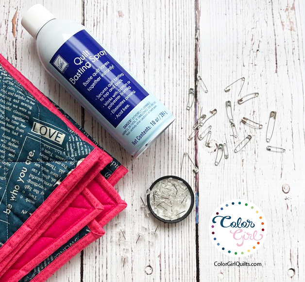 basting your quilt video tutorial by color girl quilts