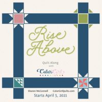 Rise Above quilt along with Color Girl quilts