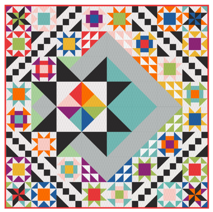 Rise Above quilt along with Color girl Quilts