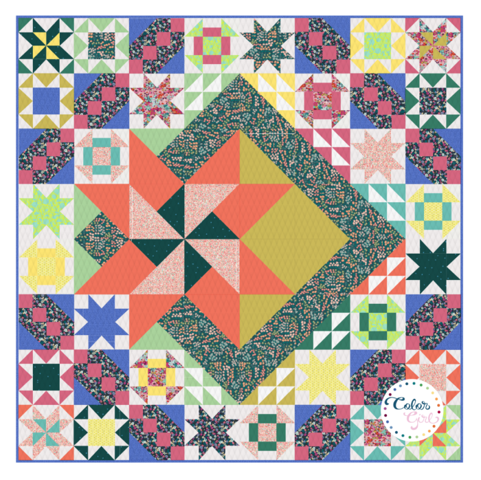 Rise above quilt along by Color Girl quilts