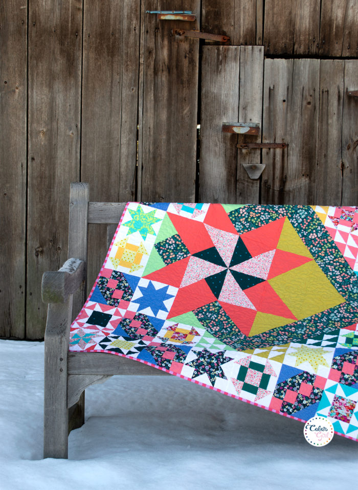 Rise above quilt along with color girl quilts
