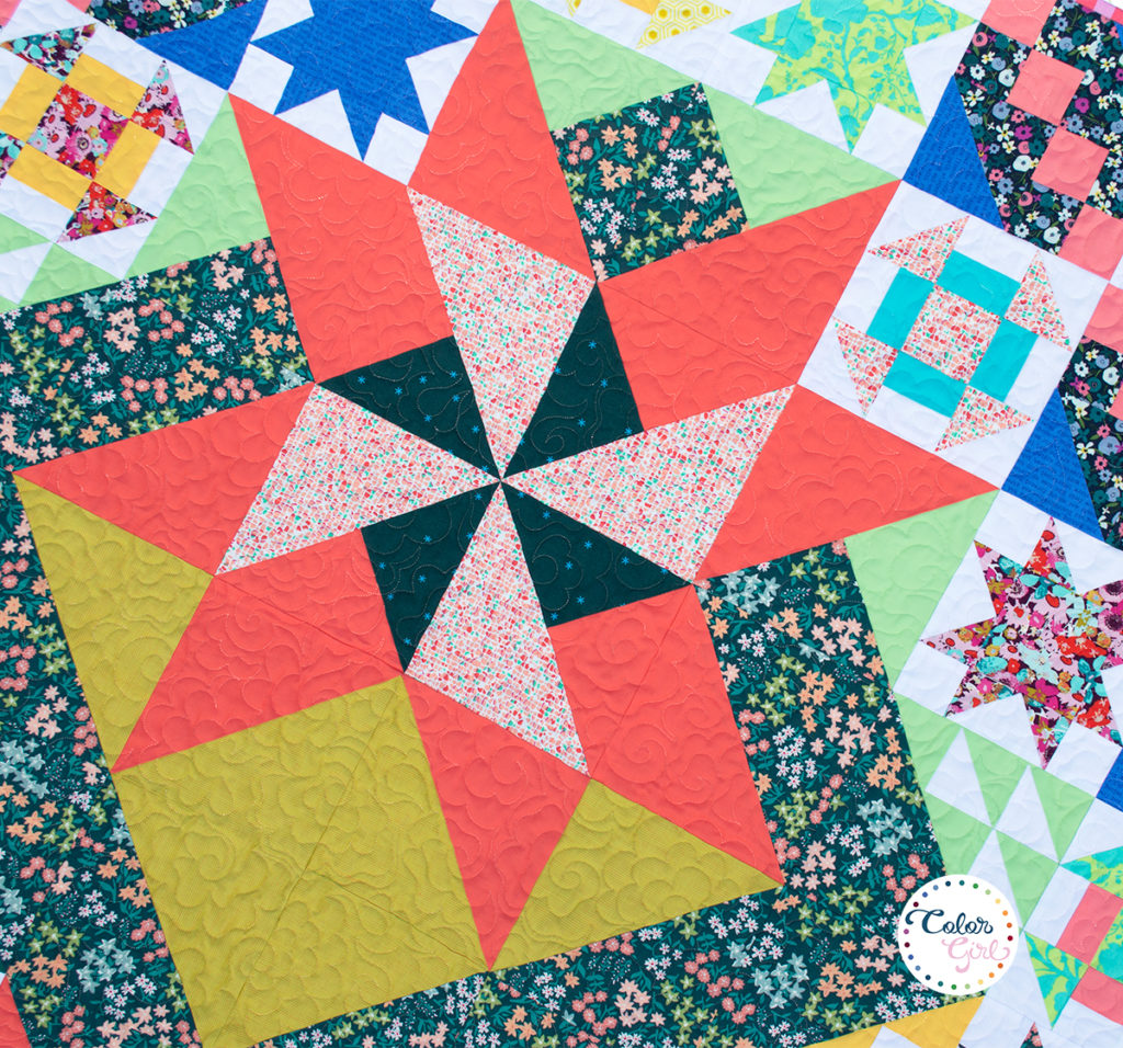 Rise above quilt along with color girl quilts