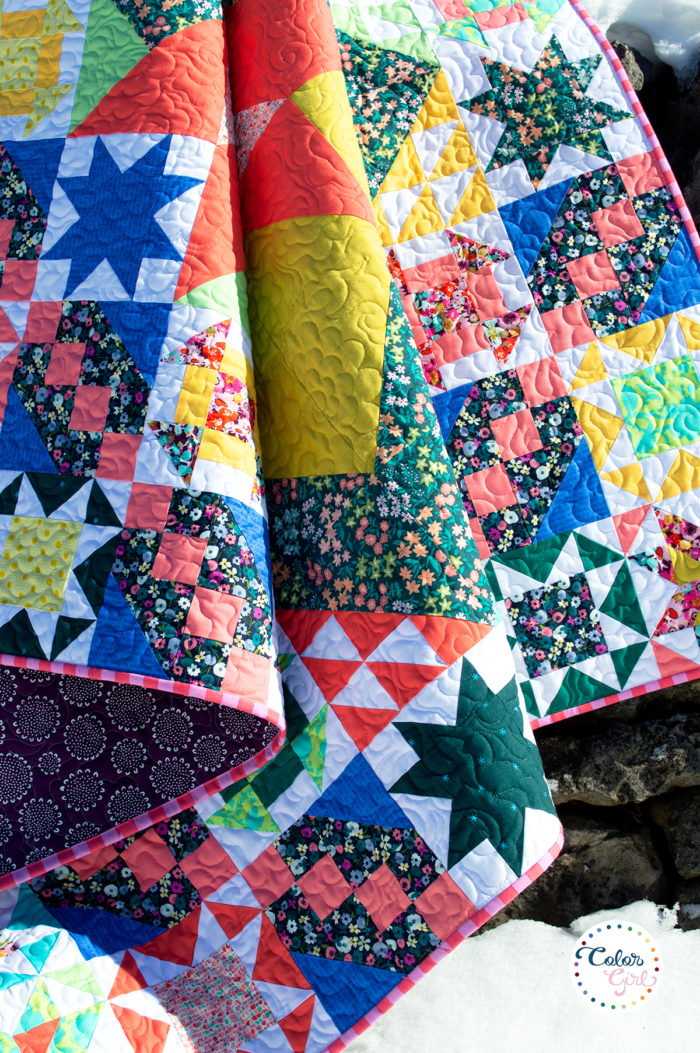 Rise above quilt along with color girl quilts