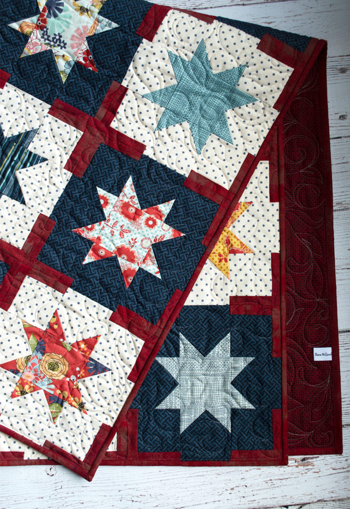 Fortune star quilt pattern by Color girl Quilts
