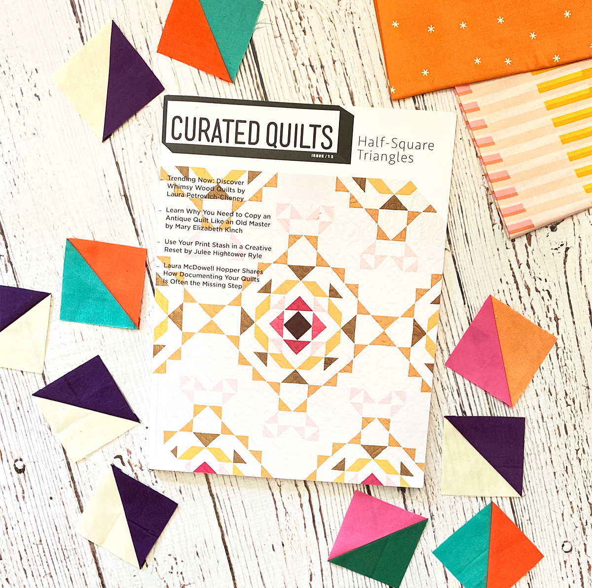Curated quilts triangle issue.