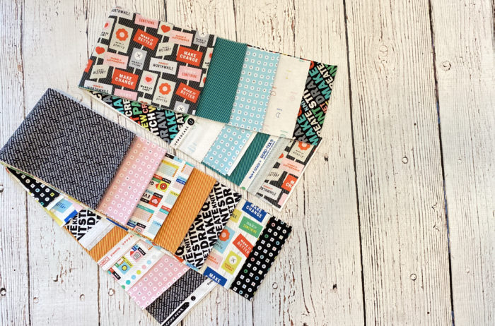 Breaking News fabric giveaway by color girl quilts. September sewing month