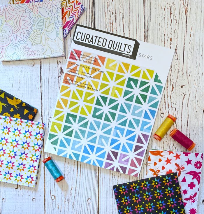 Curated quilts magazine star issue giveaway by Color Girl Quilts