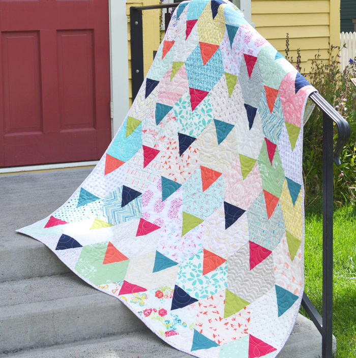 Festival quilt pattern by Color Girl quilts Sharon McConnell
