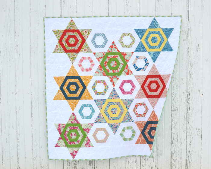 Aurora star quilt pattern by Color Girl quilts