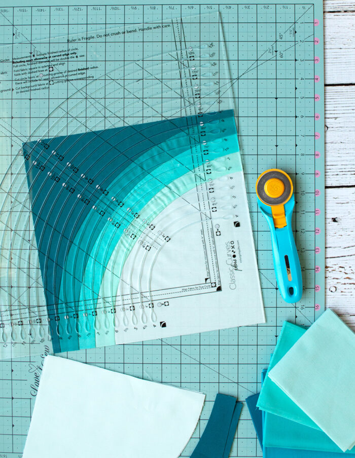 classic curves ruler for curved piecing quilts by color girlquilts
