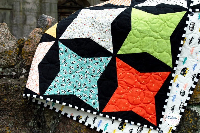 kitty corner ruler by creative grids, how to use by Color Girl Quilts