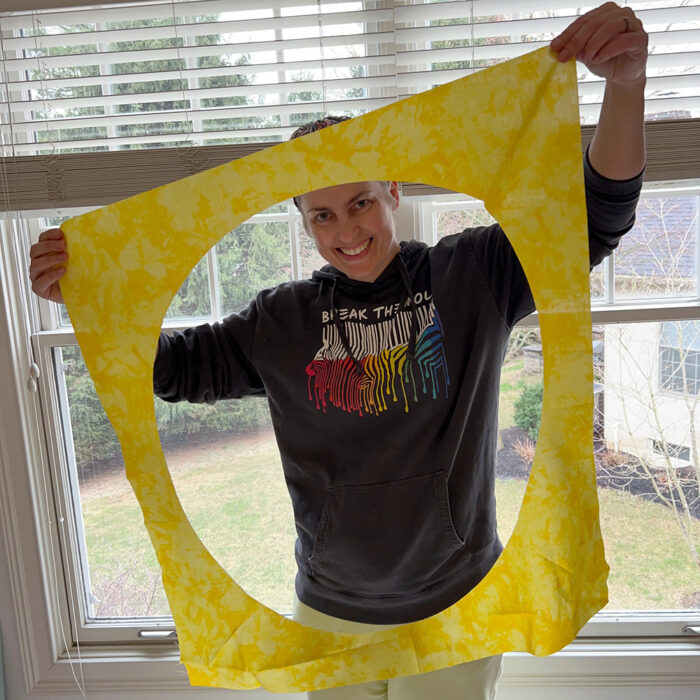 cutting large circles for curved piecing Classic Curves Ruler