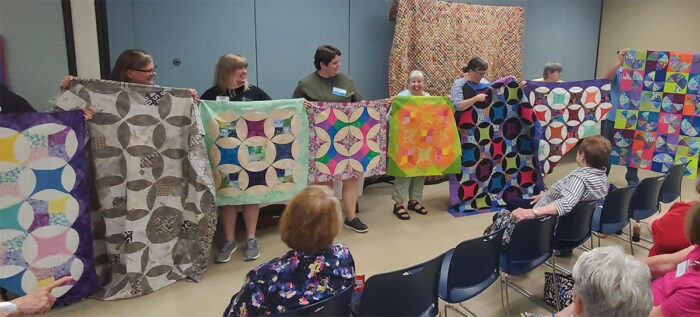 quilting workshops with Sharon McConnell learn curved piecing