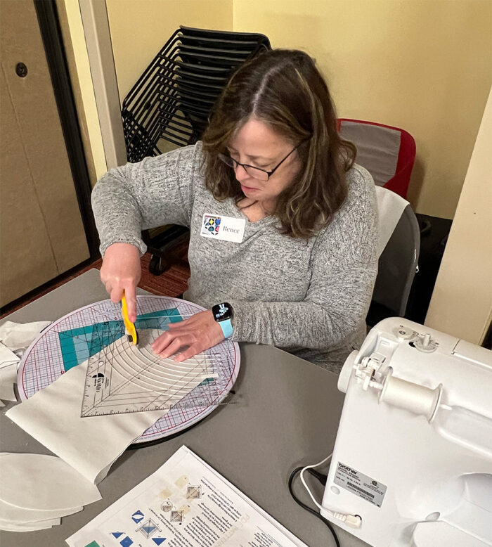 quilting workshops with Sharon McConnell learn curved piecing