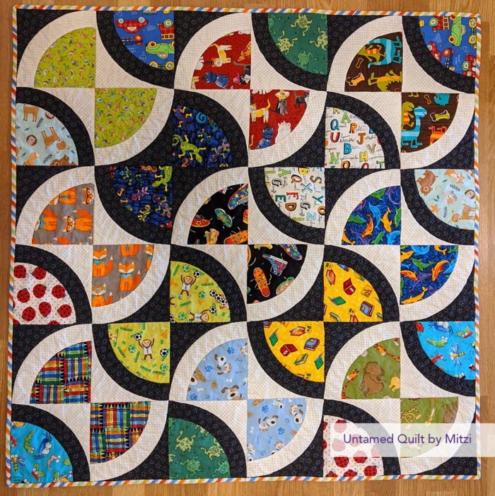Untamed quilt pattern by color girl quilts