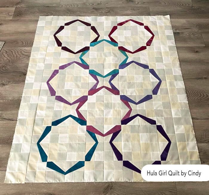 hula girl quilt pattern by Color Girl