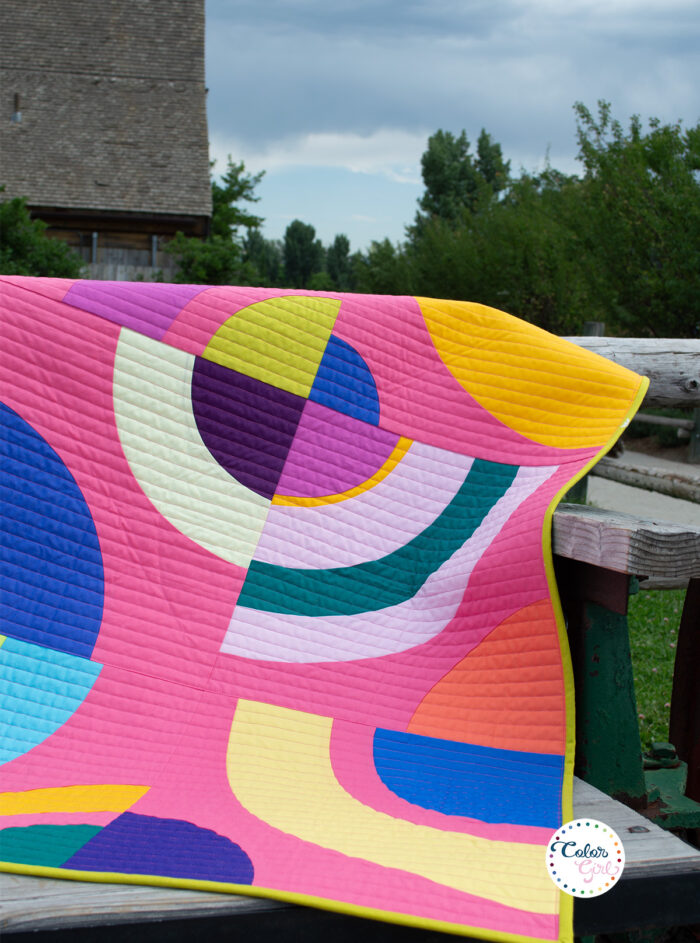 how to sew curved piecing quilts class with color girl quilts