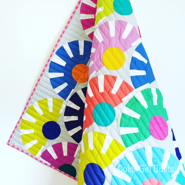 sunbeam quilt pattern by Color Girl quilts