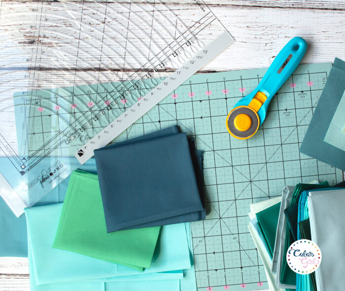 curved piecing quilt class by color girl quilts. how to use classic curves ruler
