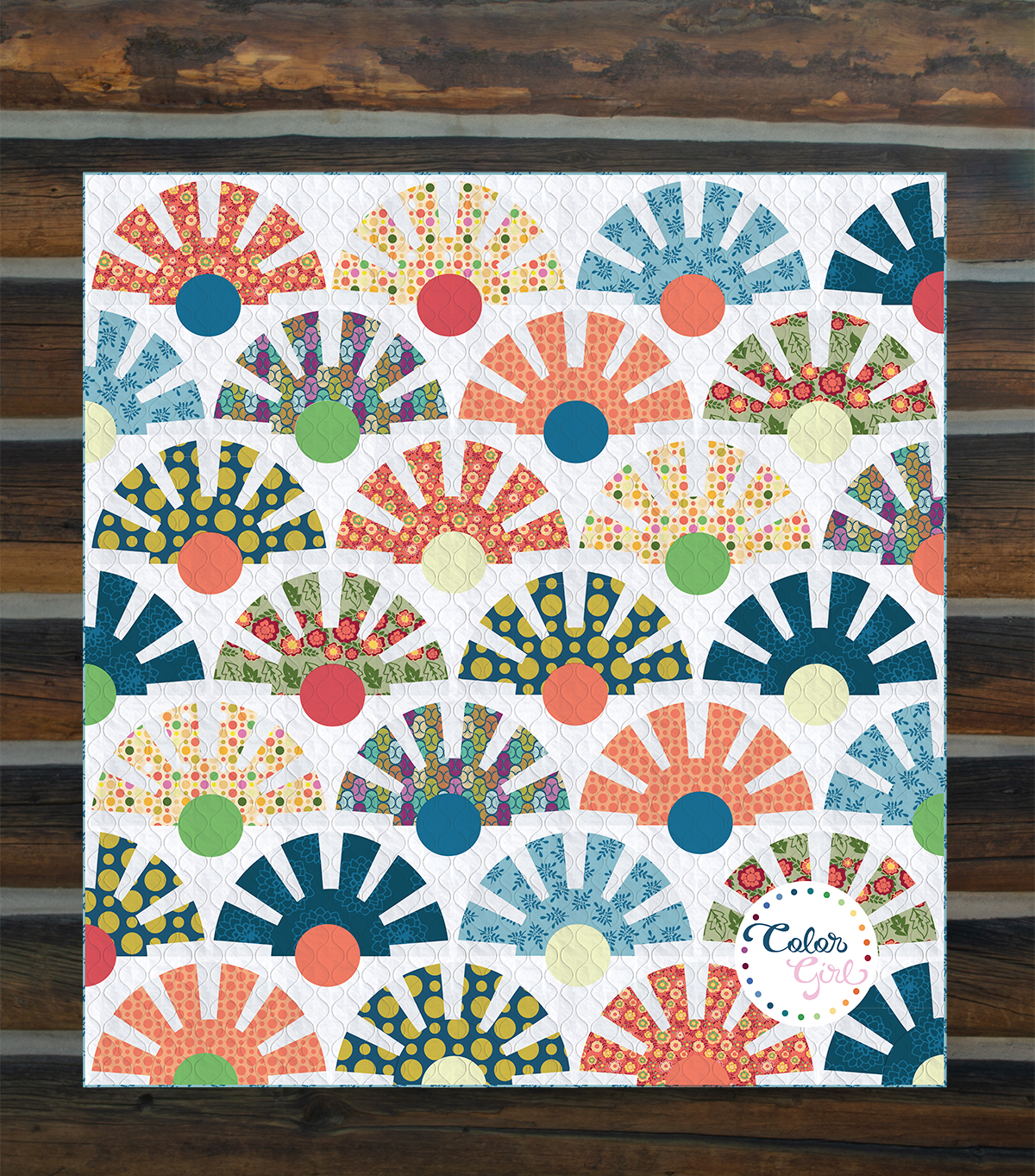 sunbeam quilt pattern by Color Girl quilts