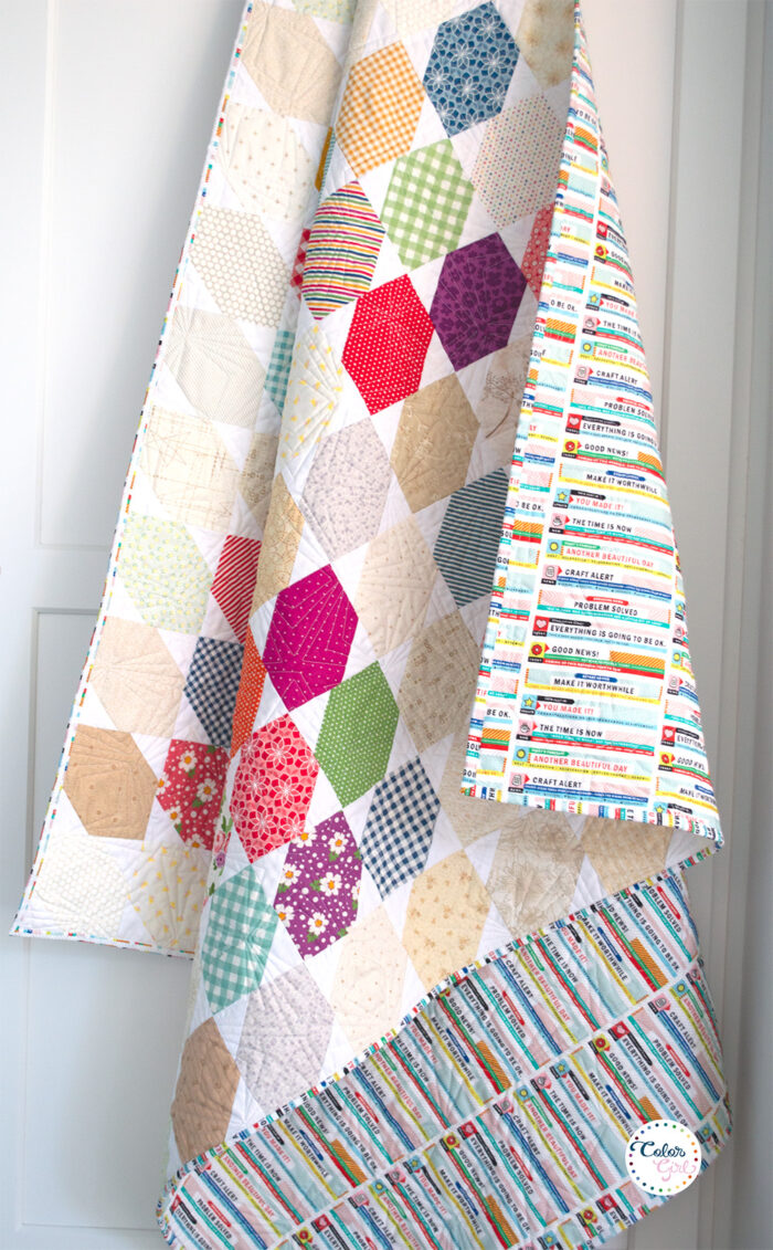 charm square scrap quilt by color girl quilts